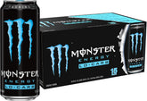Monster Energy, Lo-Carb Monster, Low Carb Energy Drink, 16 Ounce | Pack of 15