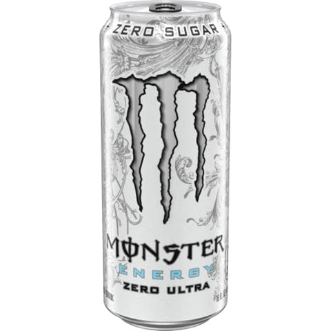 Monster Energy Zero Ultra, Sugar Free Energy Drink, 16 Ounce | Pack of 15
